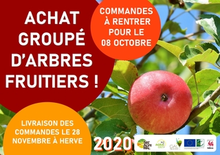 Achat groupé du GAL : FRUITIERS HAUTES-TIGES 2020